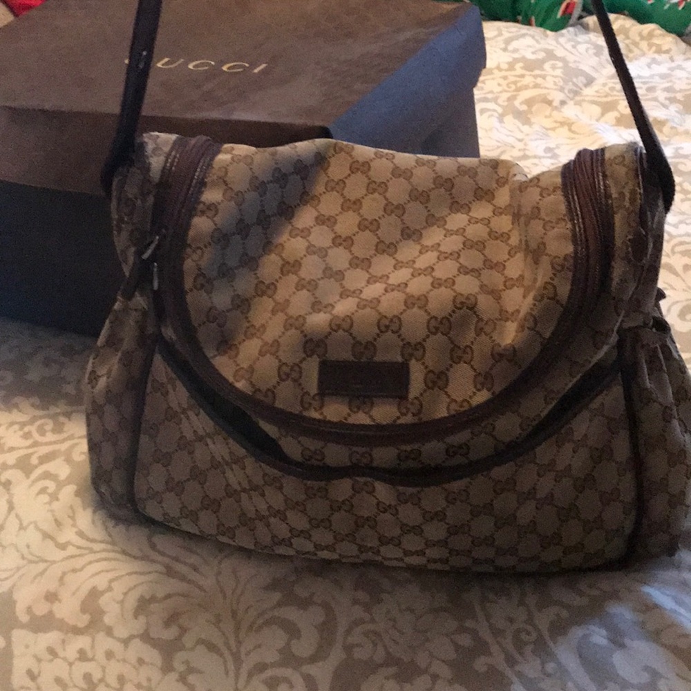 Gucci diaper bag
